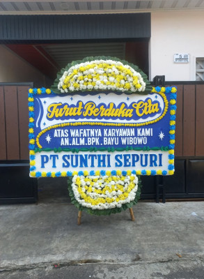 Papan Bunga Duka di Ilu